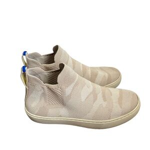 Rothy’s Sand Camo Pull On Chelsea Boots Booties